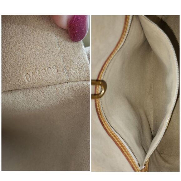 Authentic Louis Vuitton Damier Azur Hampstead MM with Dust Bag - Picture 17 of 17